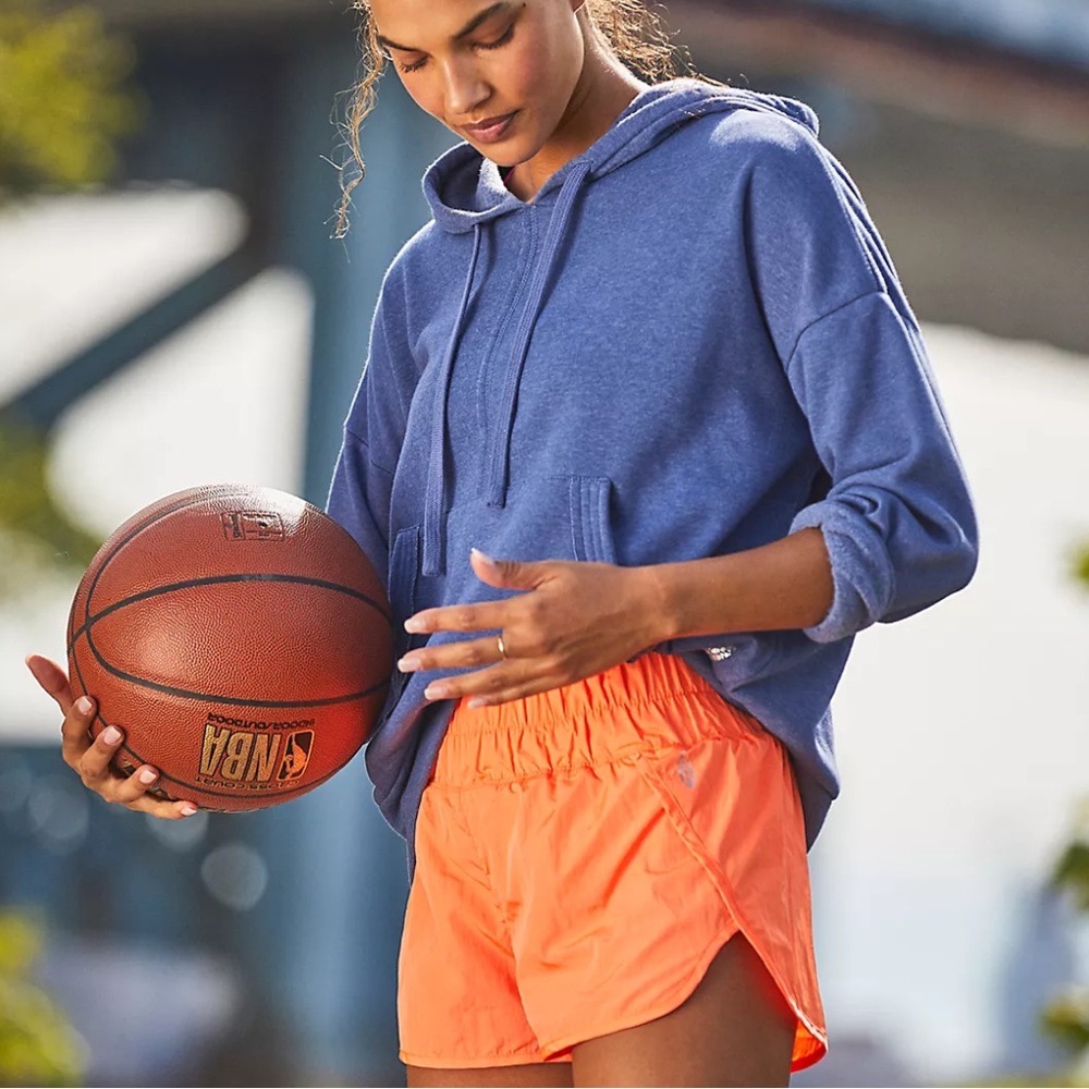 Free People Way Home Shorts in Purple